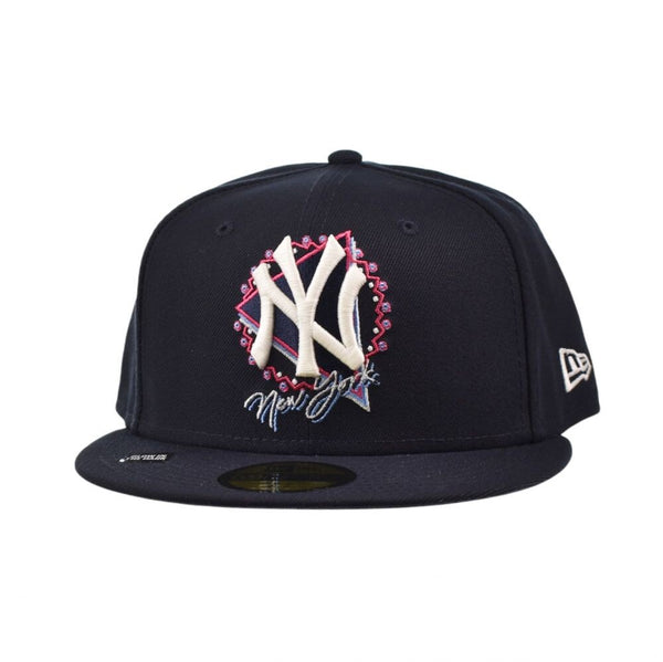 New Era NY Yankees Neon Glow-In-The-Dark Men's Fitted Hat Navy 60625910