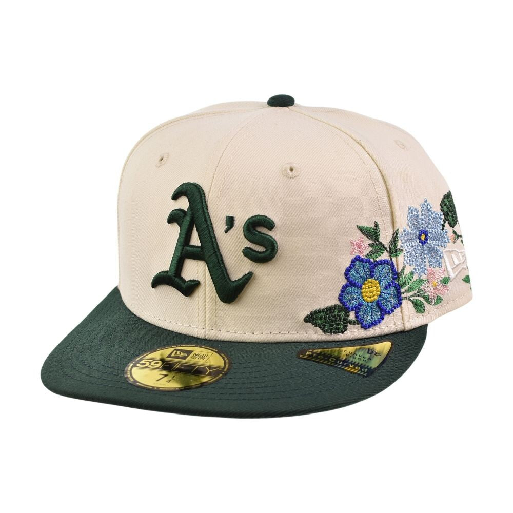New Era Oakland Athletics Pre-Curved Men's Hat Chrome White 60668973