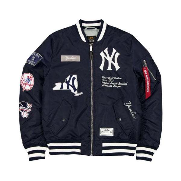 New Era NY Yankees X Alpha X Bomber Men's Jacket Navy 60684045
