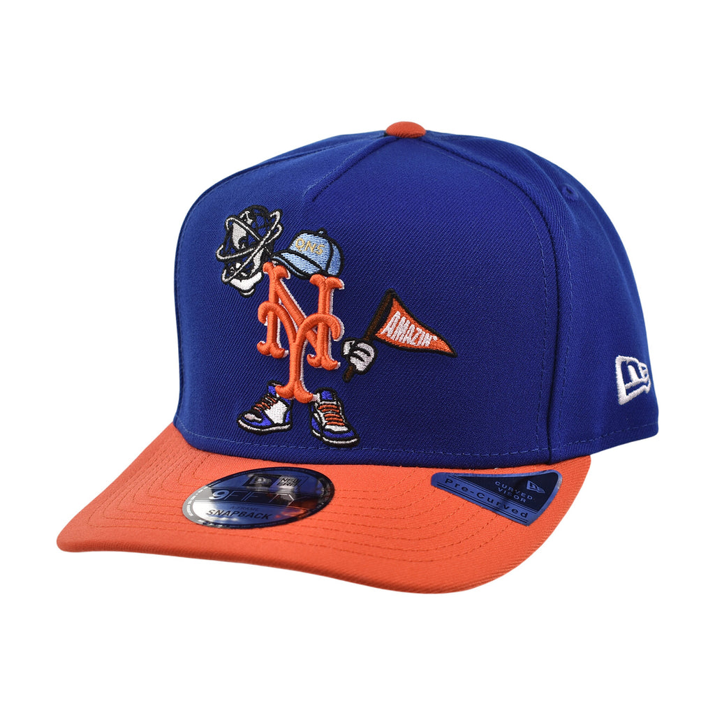 New Era NY Mets A-Frame 9Fifty Men's Snapback Hat Blue 60750511