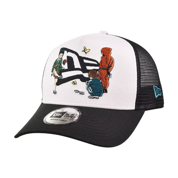 New Era Squid Game EF Trucker Men's Snapback Hat Black/White 60766450