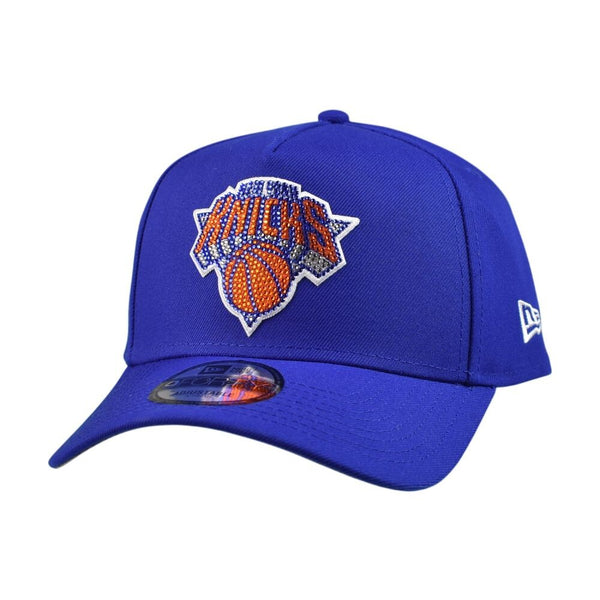 New Era NBA Draft NY Knicks Rhinestones Men's Snapback Hat Blue 60861396