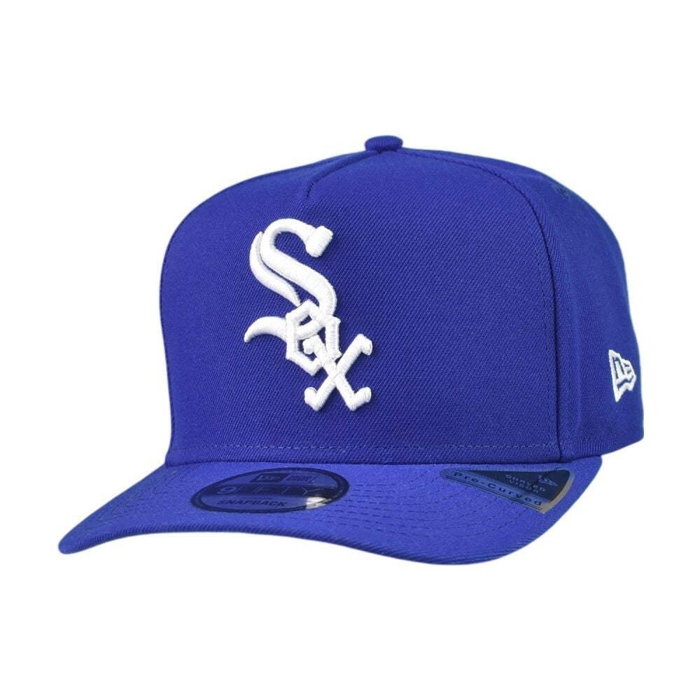 New Era Chicago White Sox 9Fifty A-Frame Mens Snapback Hat Blue 60873559
