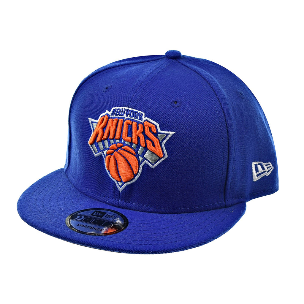New Era New York Knicks Basic 9Fifty Men's Snapback Hat Blue-Grey