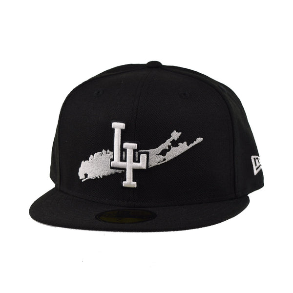New Era Long Island New York Oceanside 59Fifty Men's Fitted Hat Black-Grey