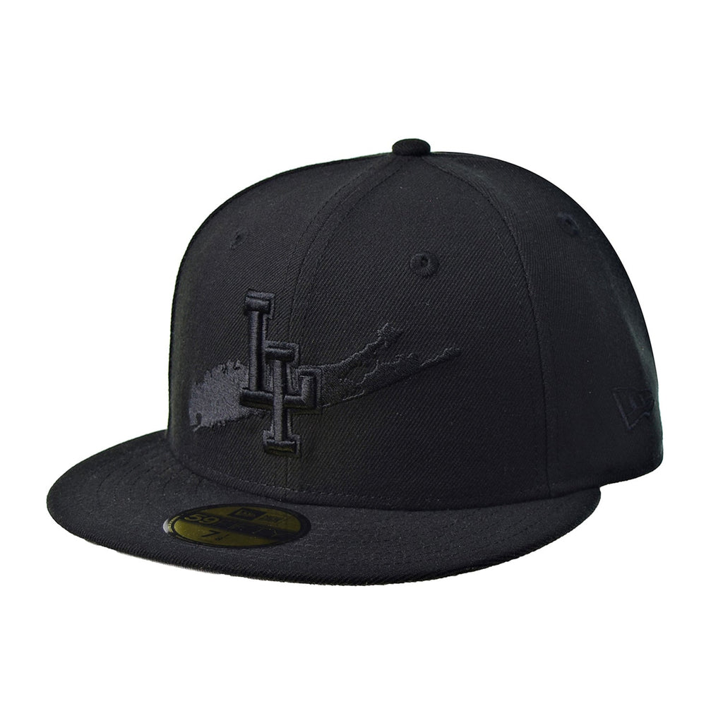 New Era Long Island NY 59Fifty Fitted Men's Hat Black