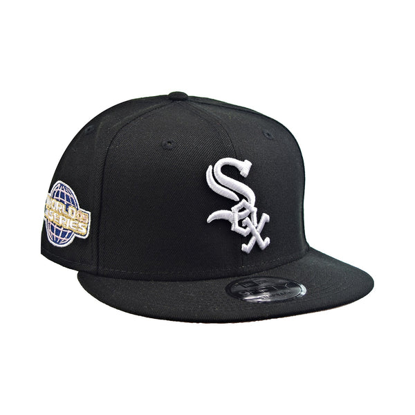 New Era White Sox 2005 World Series 9Fifty Men's Snapback Black-Pink Bottom