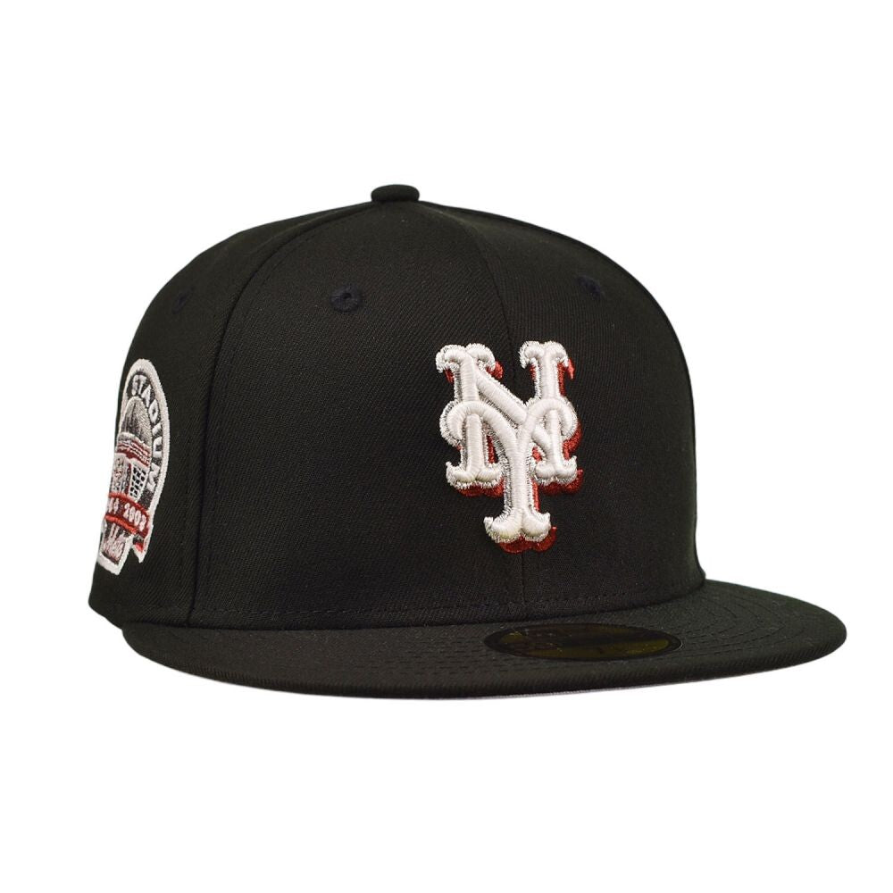 New Era New York Mets Shea Stadium Men's Fitted Hat Black 70841825