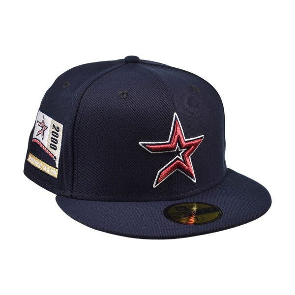 New Era Houston Astros Inaugural Season Men's Fitted Hat Navy 70868779
