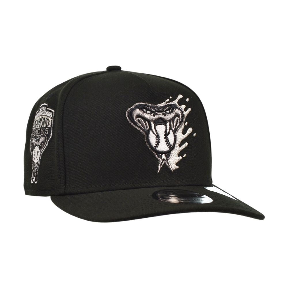 New Era Curved Arizona Diamondbacks Mens Hat Black/Steel/White 70931672
