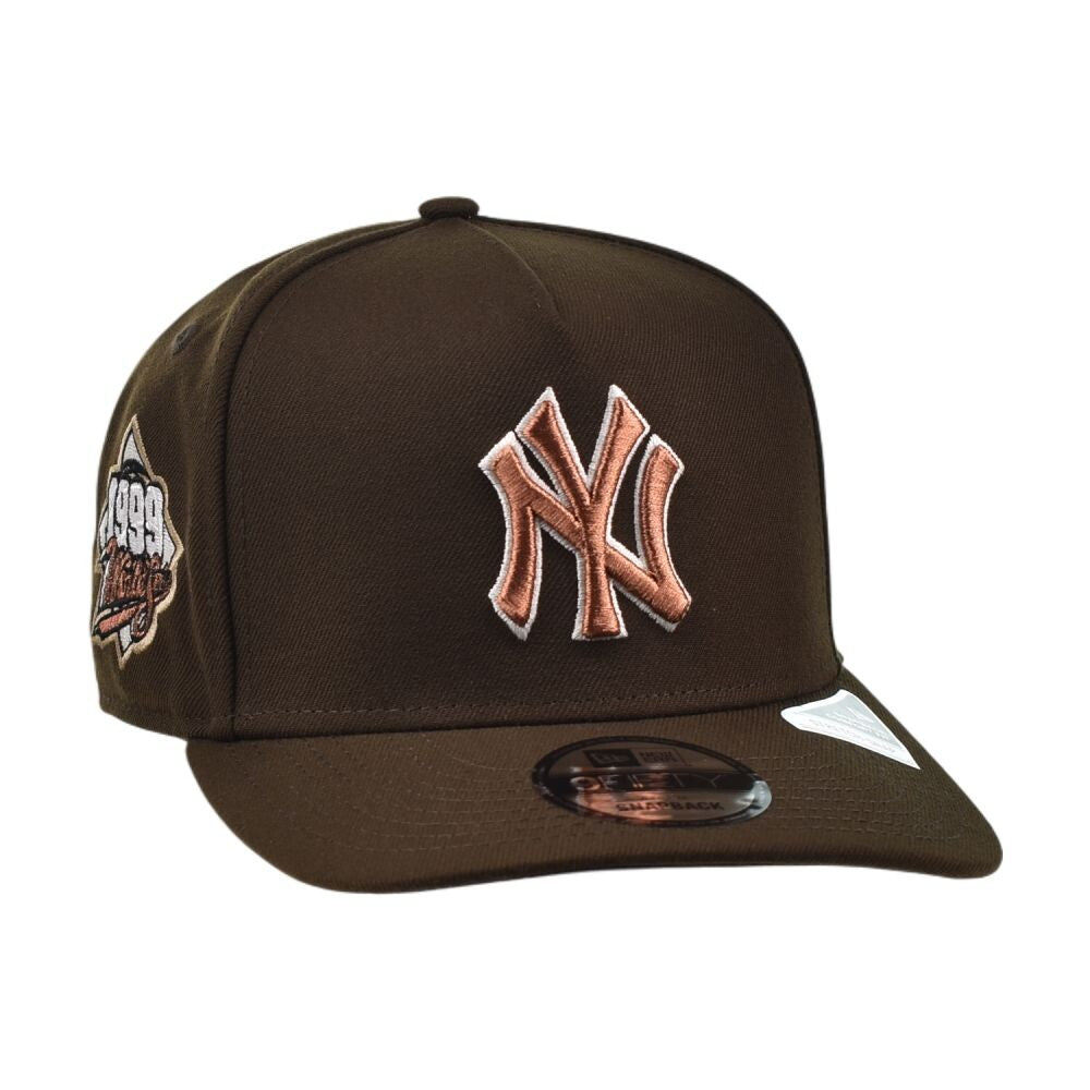 New Era New York Yankees 9Fifty Men's Snapback Hat Walnut Brown 70931786