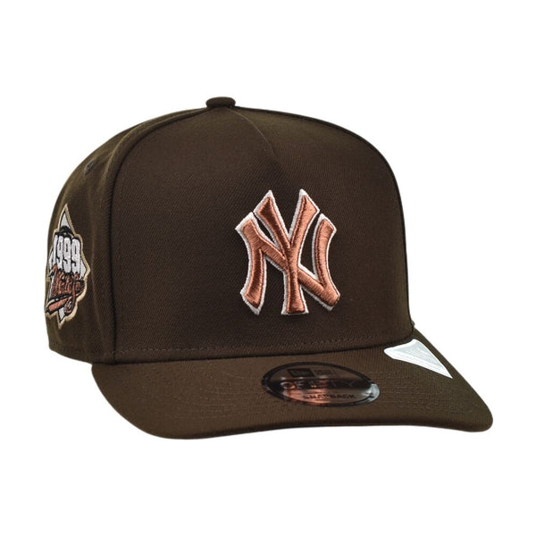 New Era New York Yankees 9Fifty Men's Snapback Hat Walnut Brown 70931786
