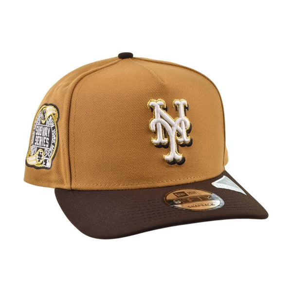New Era New York Mets 9Fifty Men's Snapback Hat Panama Tan 70998684