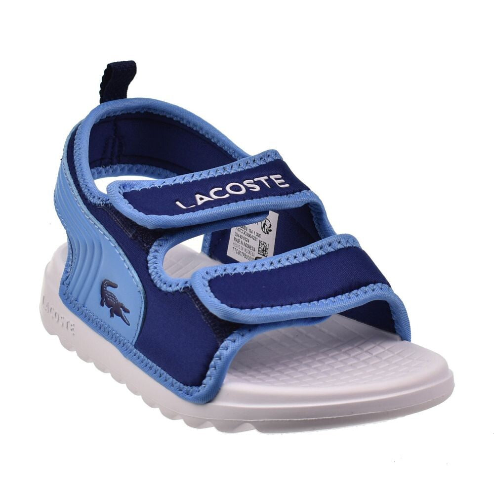 Lacoste Surukids 124 1 Little Kids' Sandals Blue/White 747cuc0004-221