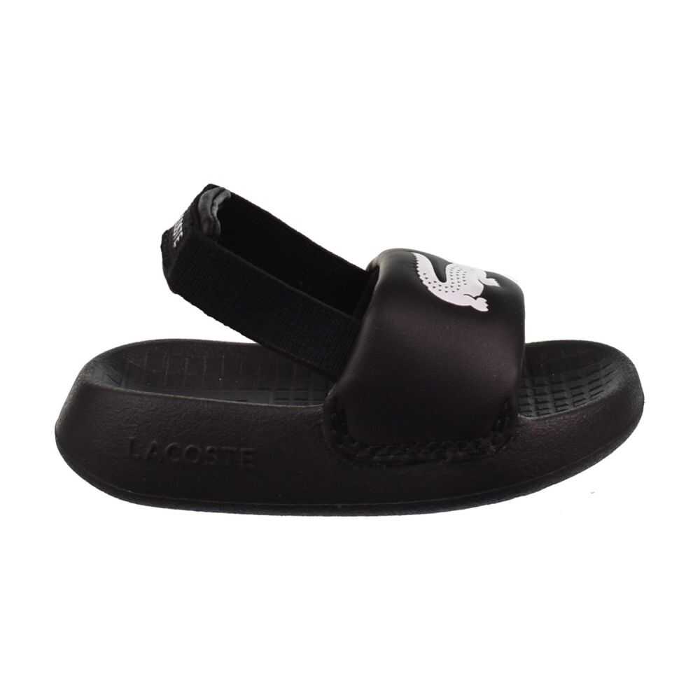 Lacoste Serve 1.0 Toddlers' Sandals Black/White 747cui0002-312