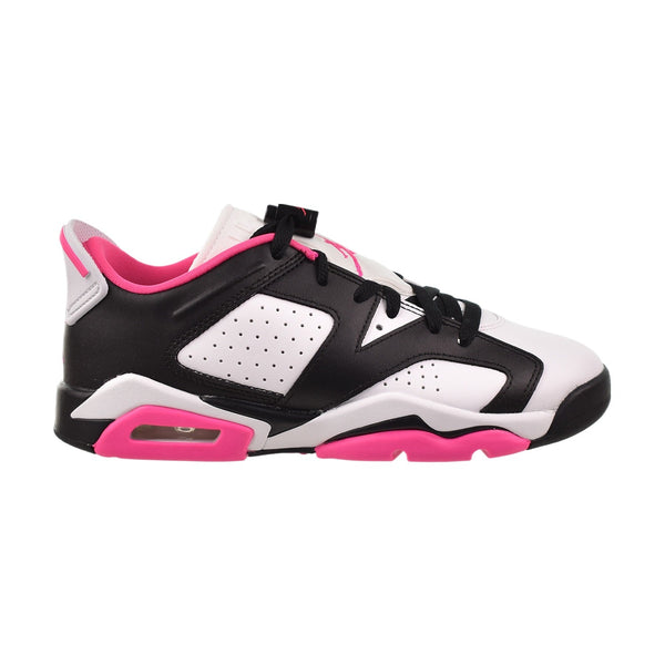 Air Jordan 6 Retro Low (GS) Big Kids' Shoes Black-White-Fierce Pink