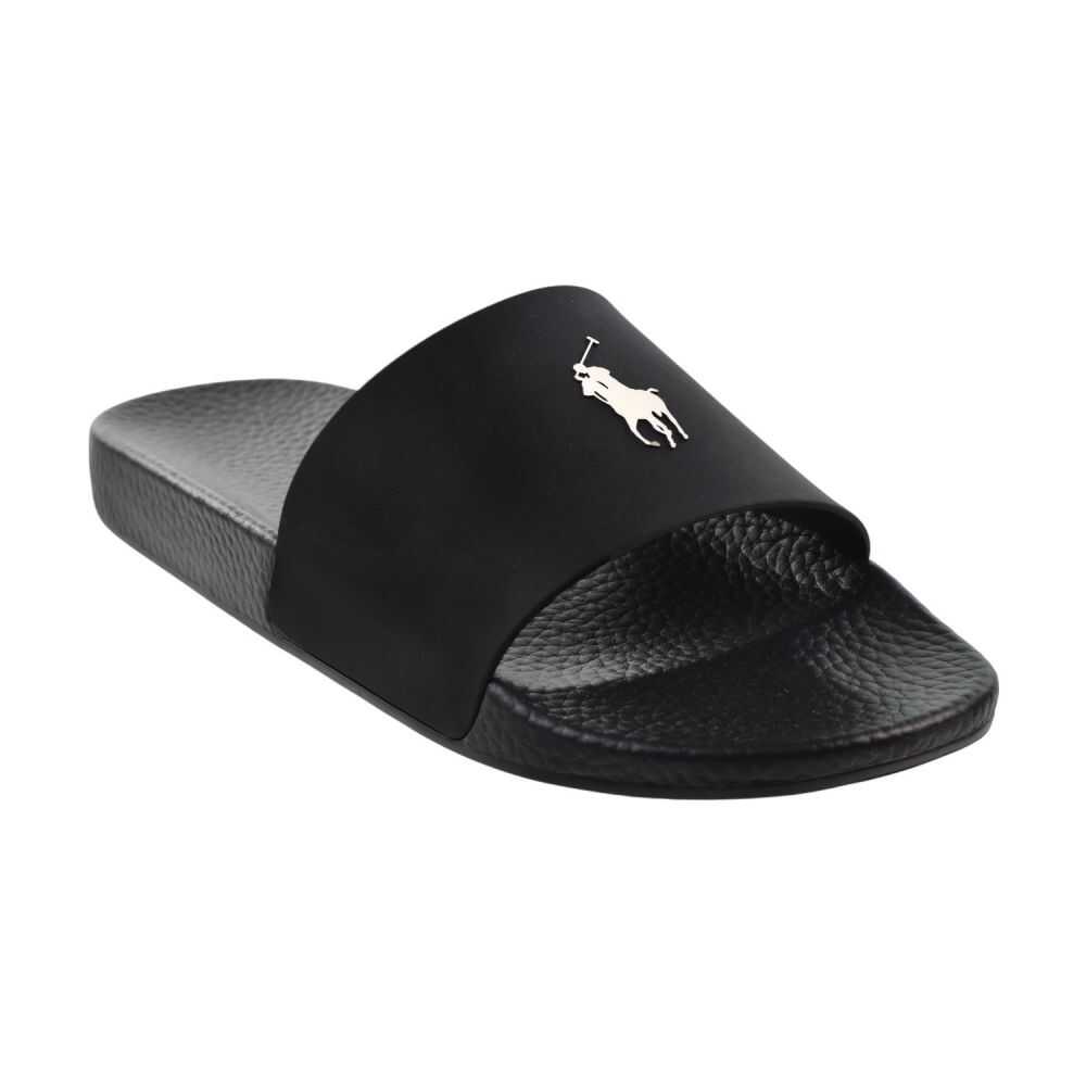 Polo Ralph Lauren Signature Pony Men's Slides Black/White  809852071-011