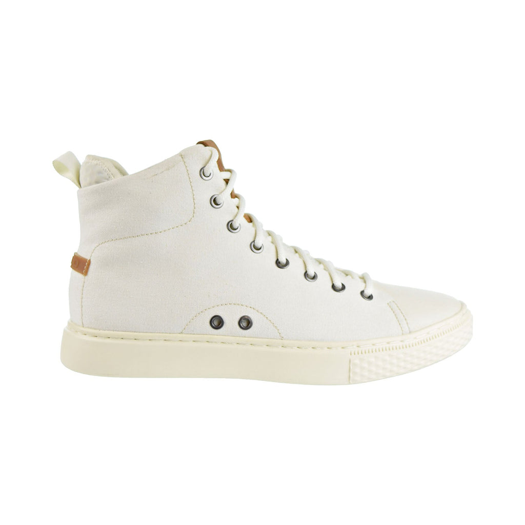 Polo Ralph Lauren Dleaney Canvas High Top Men's Shoes Egret