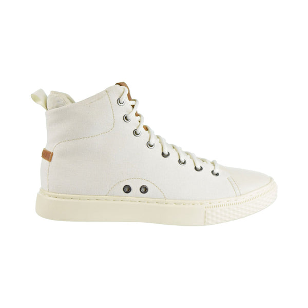 Polo Ralph Lauren Dleaney Canvas High Top Men's Shoes Egret