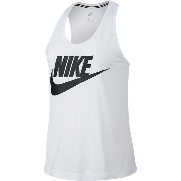 Nike Essential Sportswear Casual Athletic Women's Tank Top White/Black