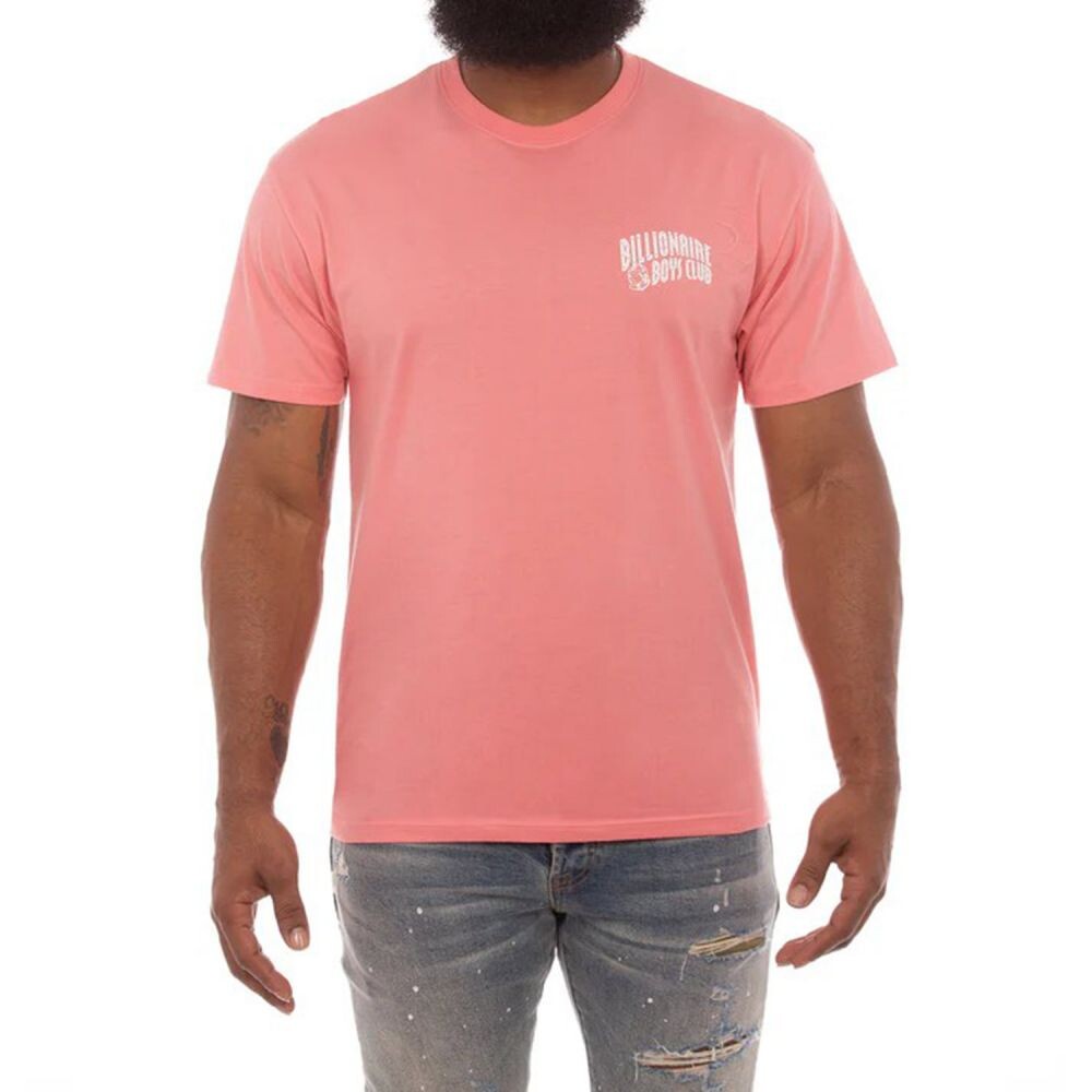 Billionaire Boys Club SS Knit Men's T-Shirt Peach Blossom 851-1303-pb