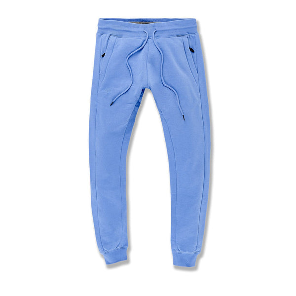 Jordan Craig Men's Uptown Modern Basic Fleece Jogger Sweatpants Slate Blue 8620-sb (Size M)