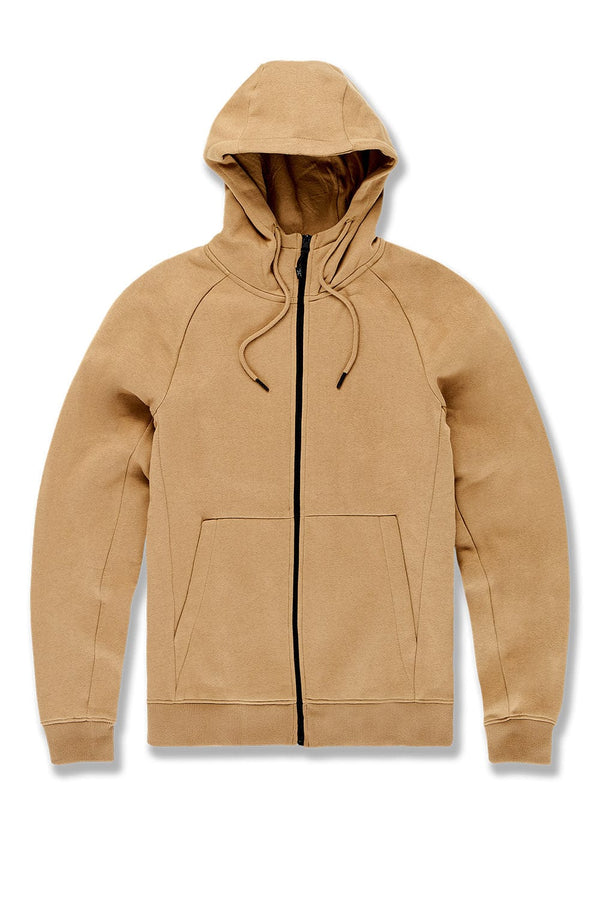 Jordan Craig Full Zip Men's Hoodie Mocha