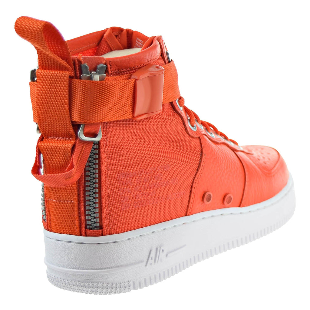 nike sf air force 1 mid team orange
