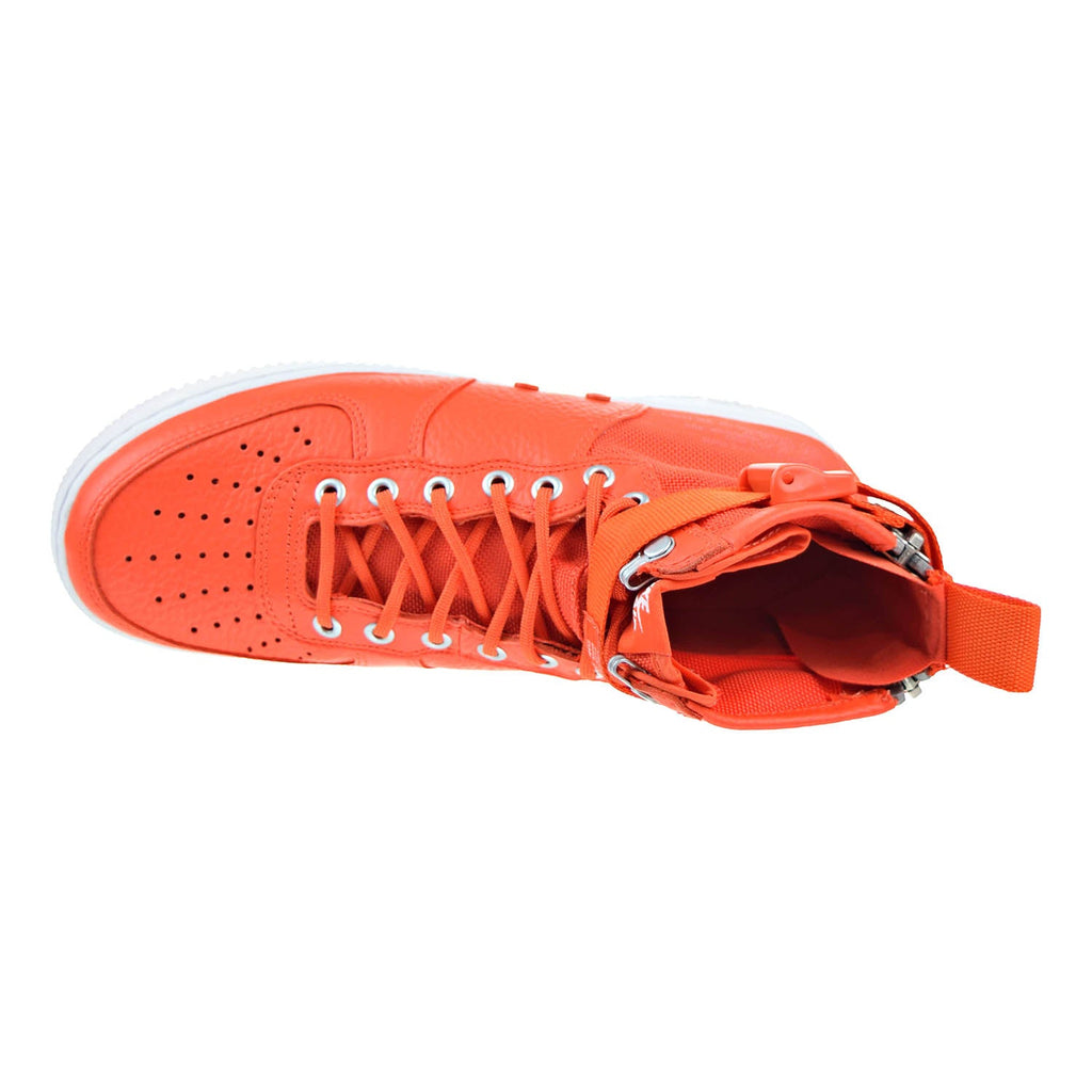 nike sf air force 1 mid team orange