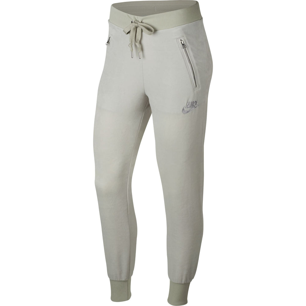 Nike Velour Women's Pants Light Bone