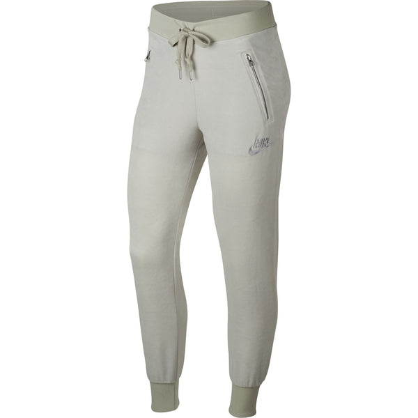 Nike Velour Women's Pants Light Bone