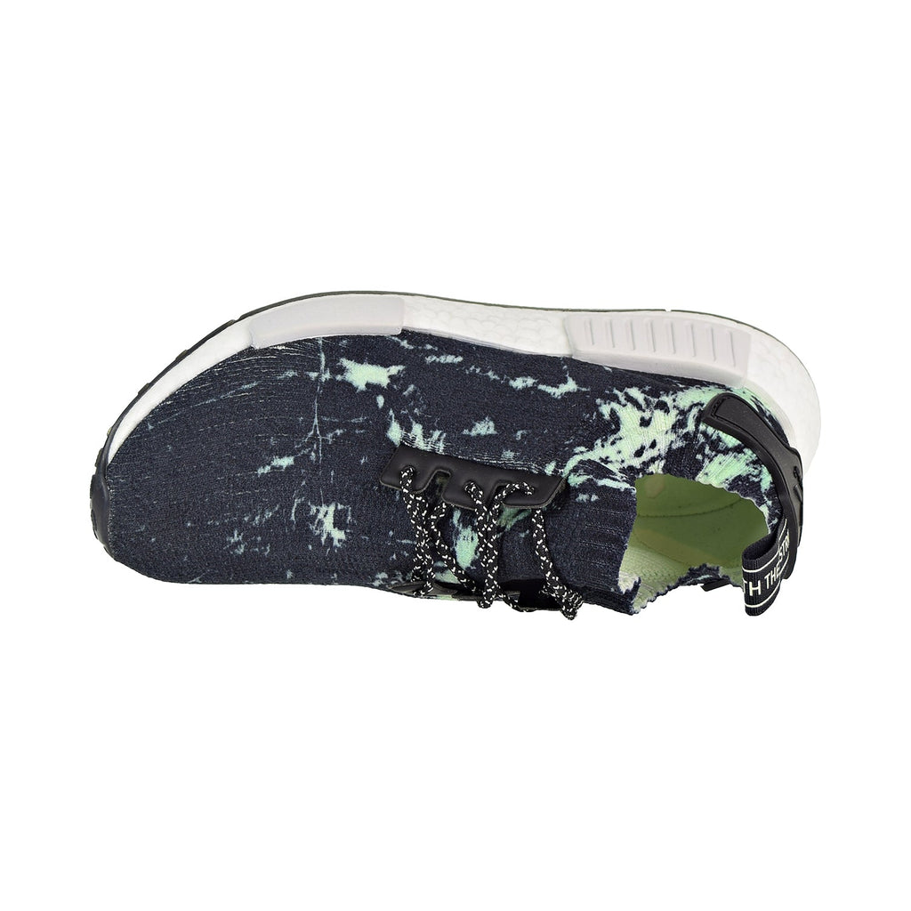 Adidas NMD_R1 Primeknit Men's Shoes Core Black/Cloud White/Aero Green Sports Plaza NY Adidas NMD_R1 Primeknit Men's Shoes Core Black/Cloud White/Aero Green Sports Plaza NY