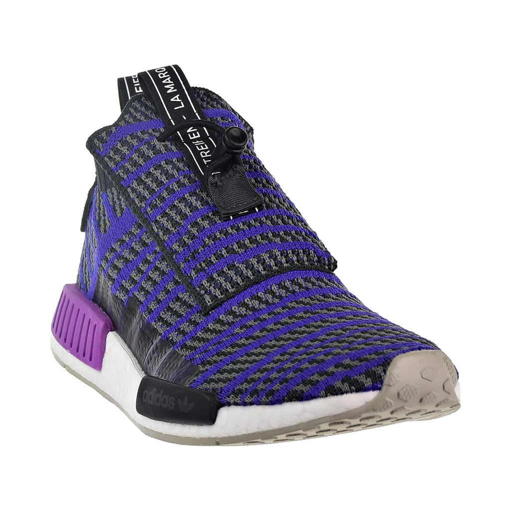 Adidas NMD_TS1 Primeknit Running Shoes 11.5‎ Carbon Grey Purple White Boost Adidas NMD_TS1 Primeknit Men main image 4