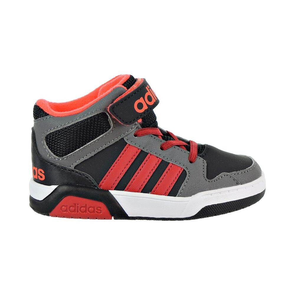 Adidas BB9TIS Mid Toddlers' Shoes Core Black/Scarlet/Solar Red bb9962