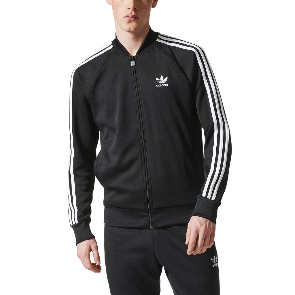 Adidas Originals Superstar Men's Track Jacket Black/White Sports Plaza NY Adidas Originals Superstar Men's Track Jacket Black/White Sports Plaza NY