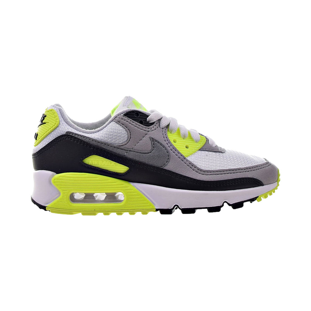 Nike Air Max 90 Women's Shoes White-Grey-Volt