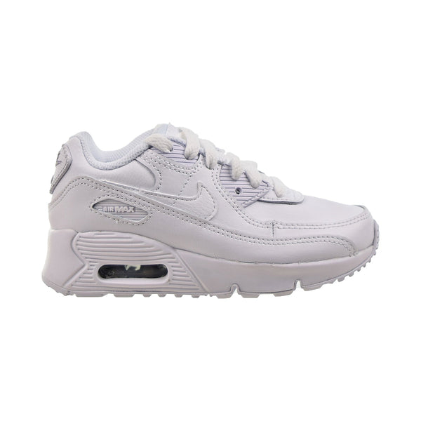 Nike Air Max 90 (PS) Little Kids' Shoes White-Metallic Silver