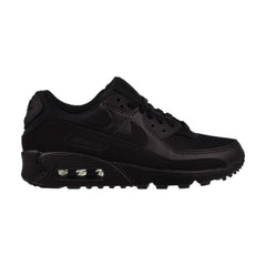 nike air max 90 womens shoes all black leather special