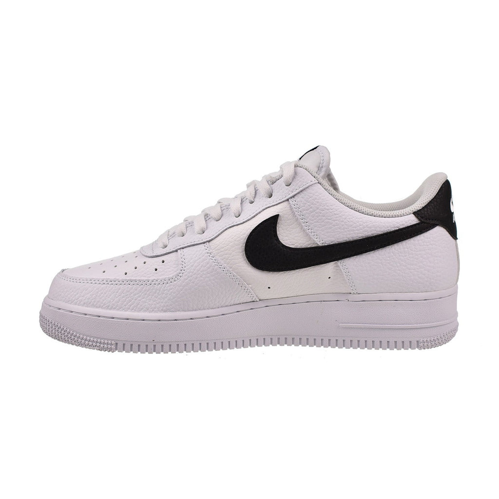 mens nike air force 1 07 black and white