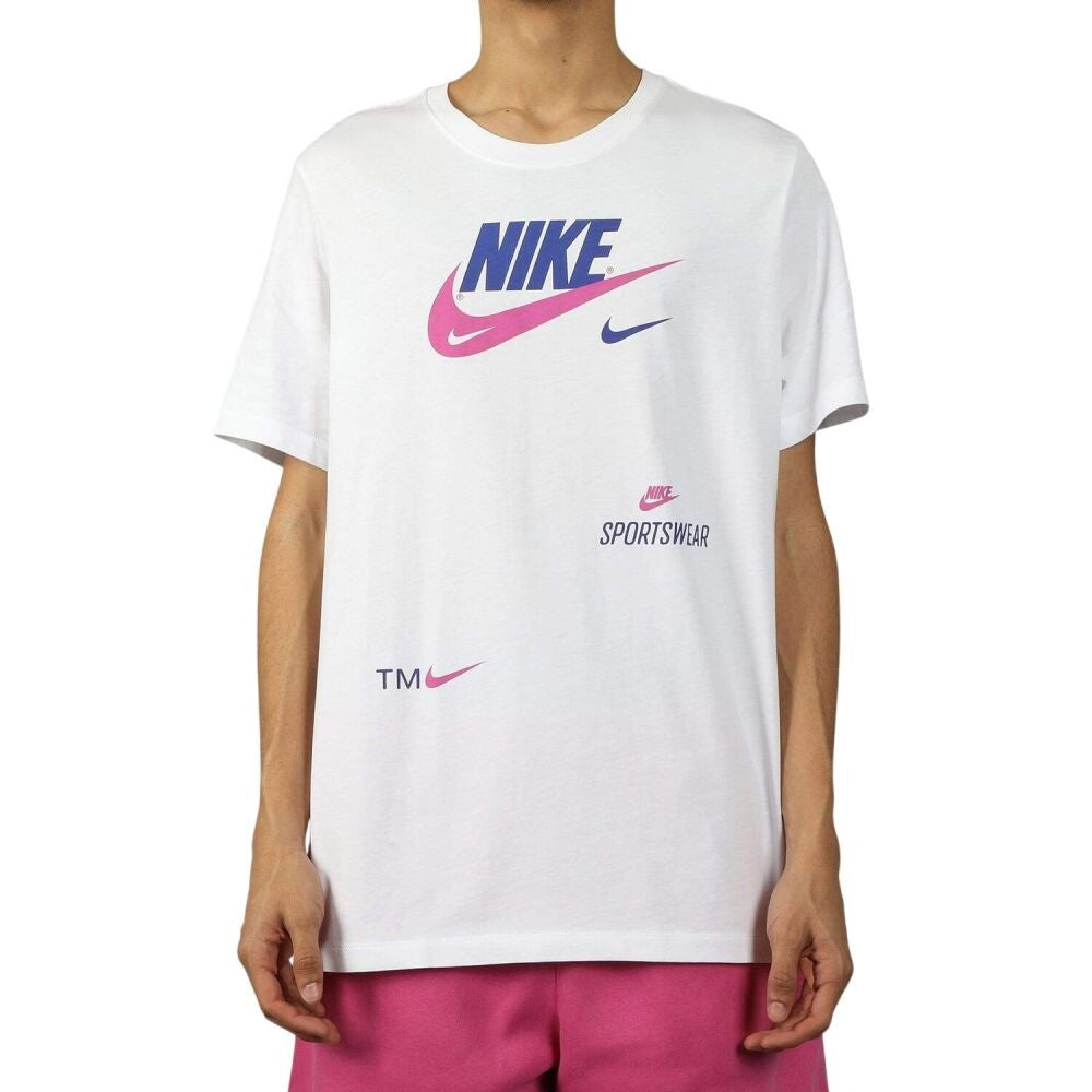 Nike Sportswear Premium Essentials Men's Tee White/Blue/Purple cu0078-100