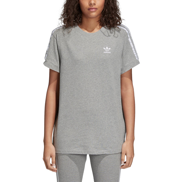Adidas Originals 3-Stripes Women's Fashion Shirt Grey/White