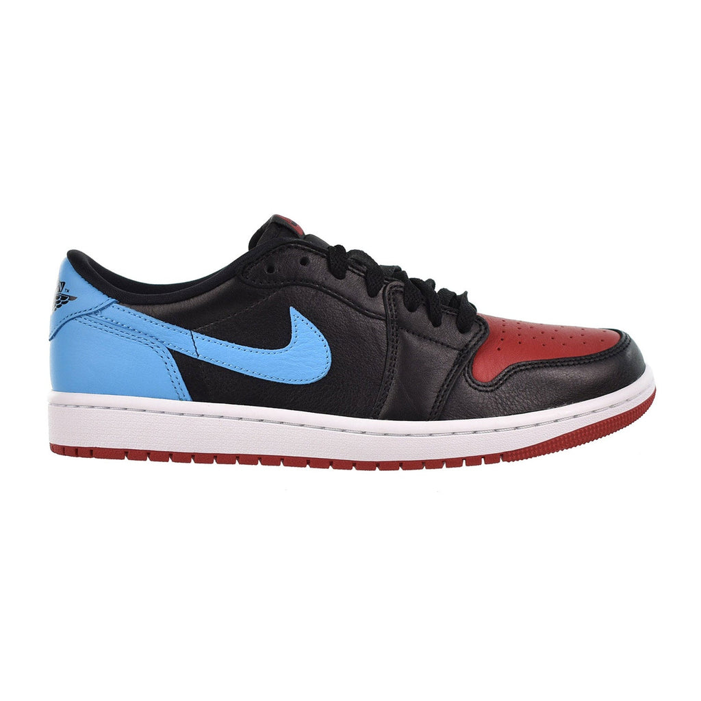 Jordan 1 Retro Low OG "NC to Chi" Women's Shoes Black-Dark Powder Blue