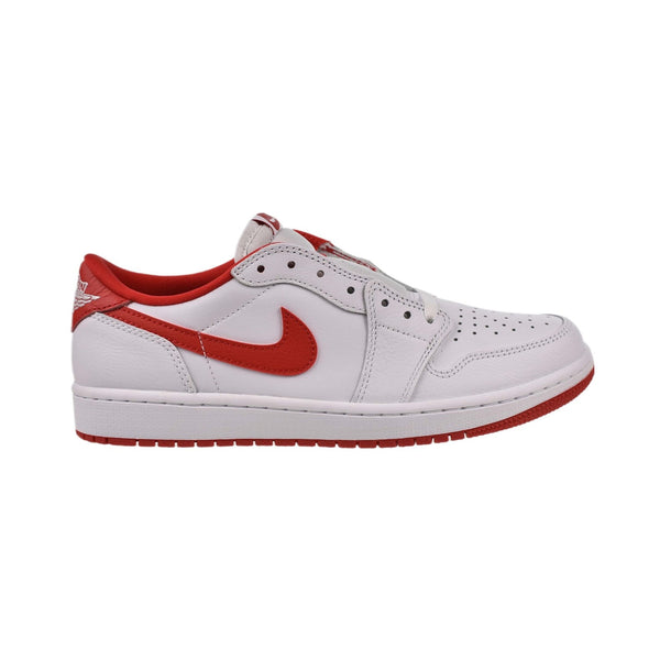 Jordan 1 Retro Low OG Men's Shoes White-University Red 