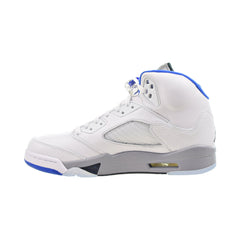 air jordan men 5 retro white stealth