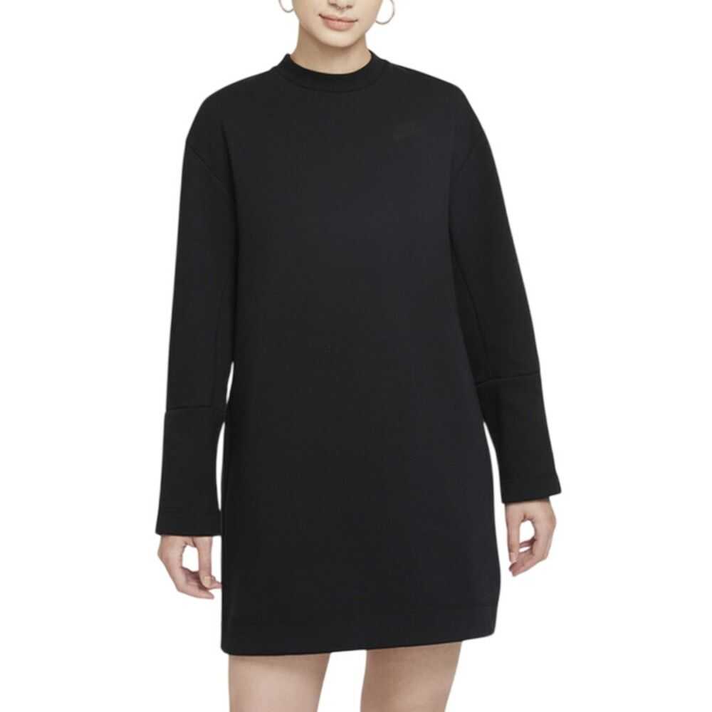 Nike Sportswear Tech Fleece Women's Long-Sleeve Dress Black dd5626-010