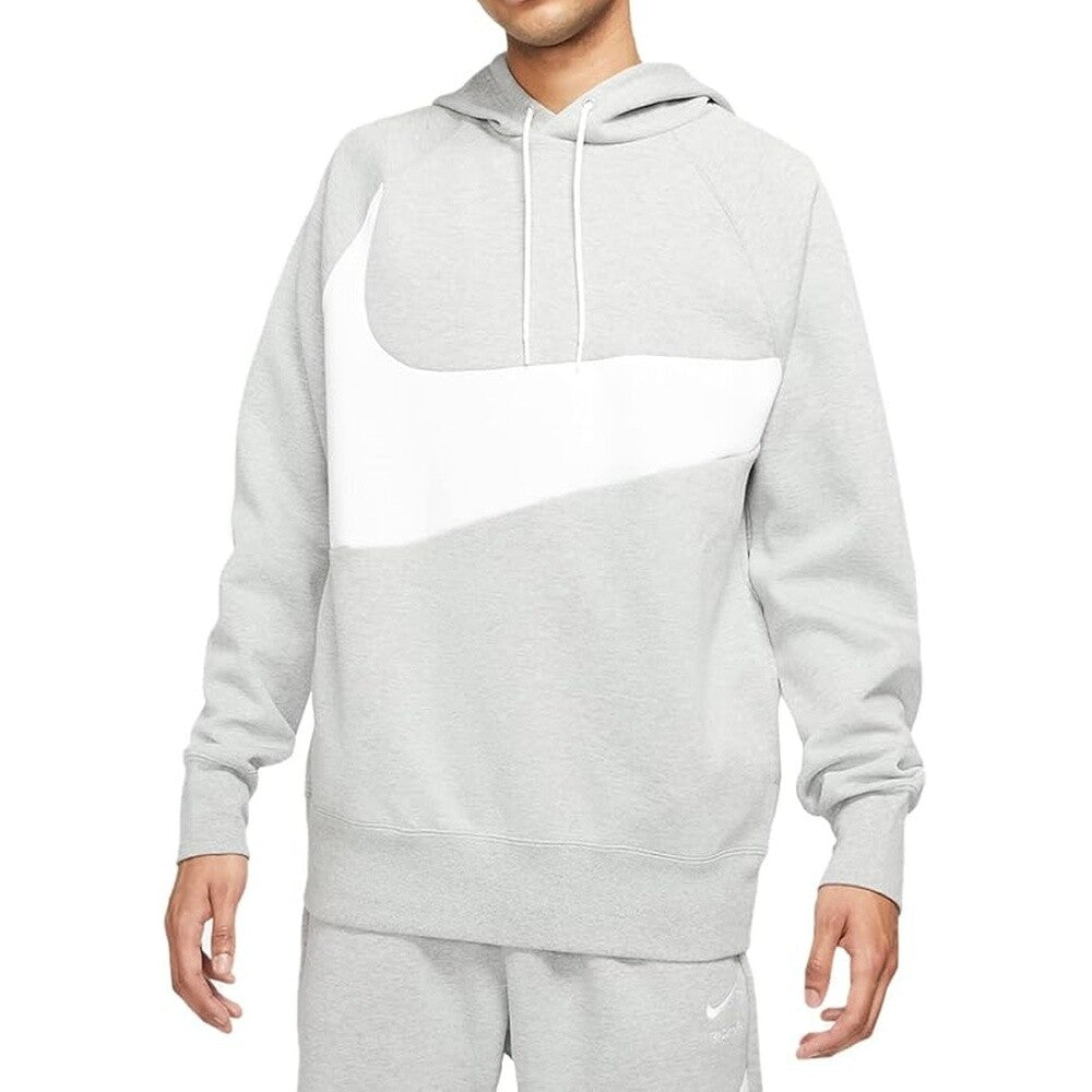 Nike Nsw Swoosh Tech Fleece Men's Hoodie Grey/White dd8222-063
