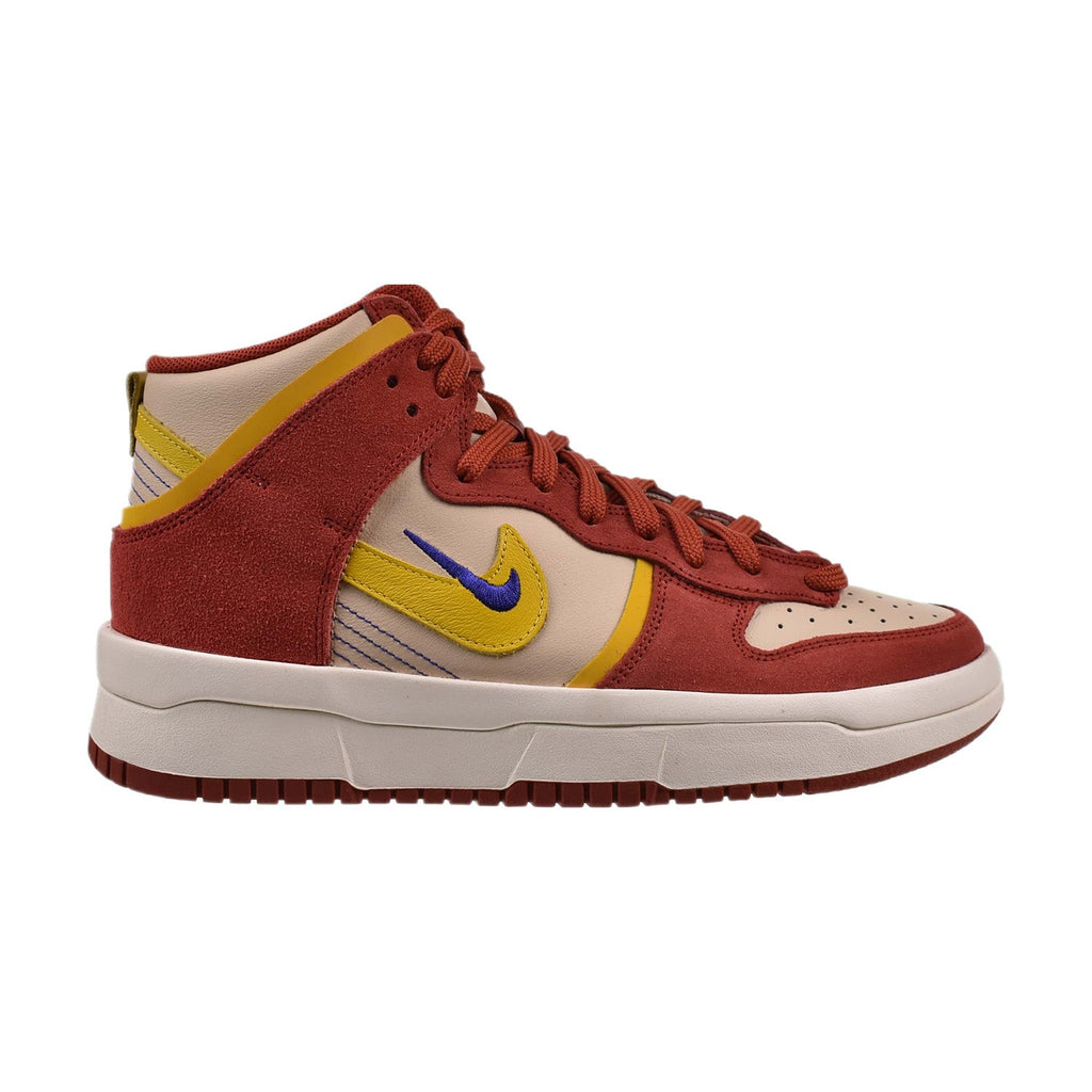 Nike Dunk High Up "Cinnabar" Women's Shoes Red-Gold
