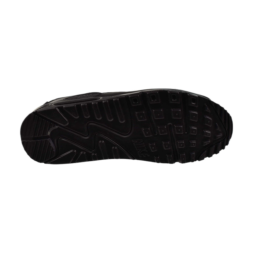 nike air max 90 womens shoes all black leather special