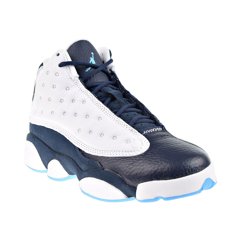 Air Jordan 13 Retro (GS) Big Kids' Shoes White-Dk Powder Blue