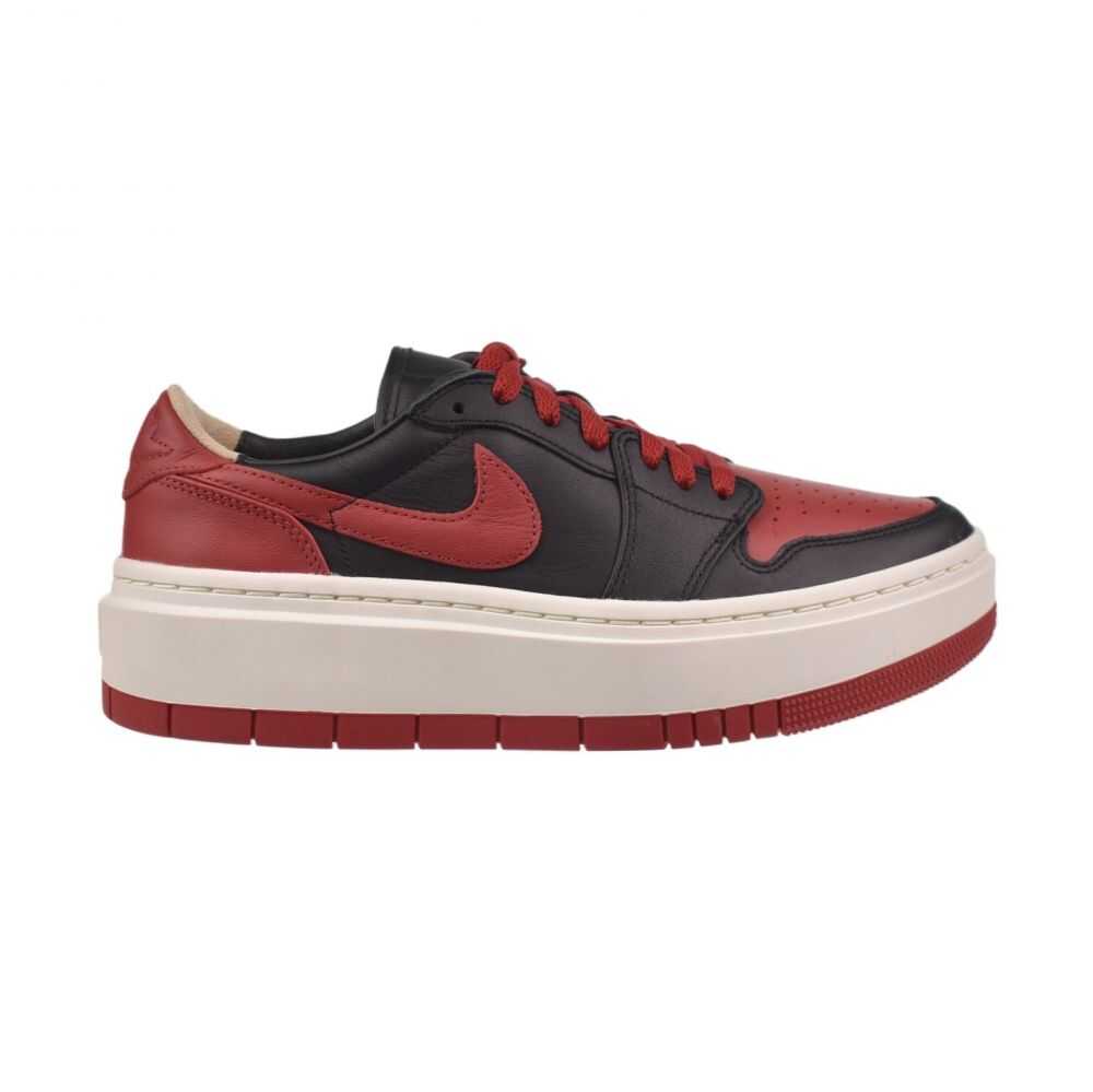 Air Jordan 1 Elevate Low Women's Shoes Black/Gym Red-Sail dq1823-006
